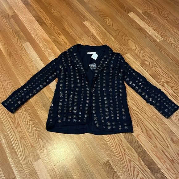 Free People Chelsea Coin Moto Jacket Size S $700 NWT - Picture 7 of 17